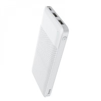 Зовнішній акумулятор HOCO J72 Easy travel power bank(10000mAh) White
