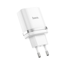 Мережевий зарядний пристрій HOCO C12Q Smart QC3.0 charger White