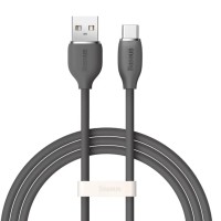 Кабель Baseus Jelly Liquid Silica Gel Fast Charging Data Cable USB to Type-C 100W 1.2m Black