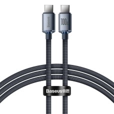 Кабель Baseus Crystal Shine Series Fast Charging Data Cable Type-C to Type-C 100W 2m Black