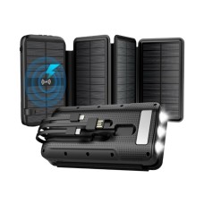 Зовнішній акумулятор Mibrand EXTREM 20000mAh solar folding 3 lights