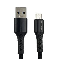Кабель Mibrand MI-32 Nylon Charging Line USB for Micro 2A 0.5m Black