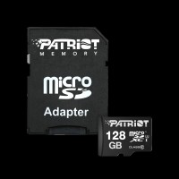 microSDXC (UHS-1) Patriot LX Series 128Gb class 10 (adapter SD)