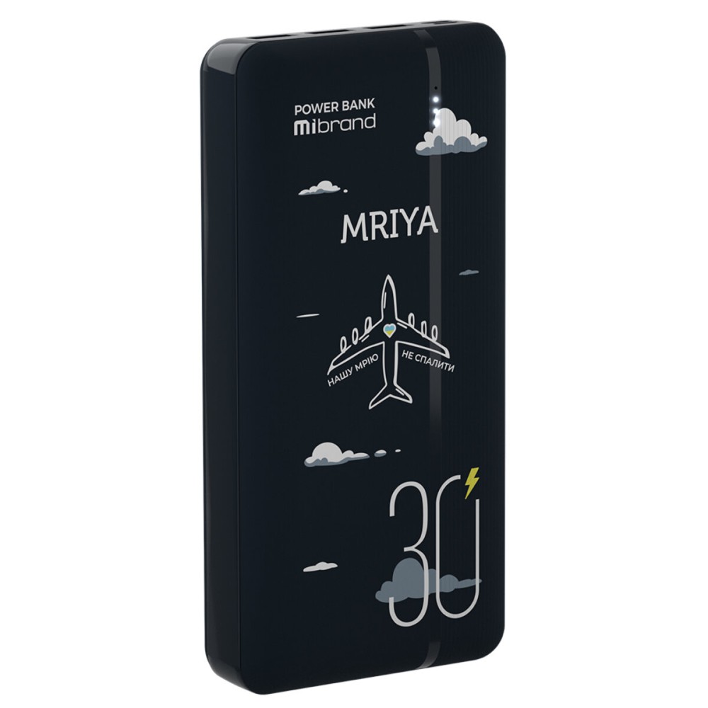 Зовнішній акумулятор Mibrand Mriya 30000mAh 20W Black