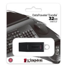 Flash Kingston USB 3.2 DT Exodia 32GB Black/White