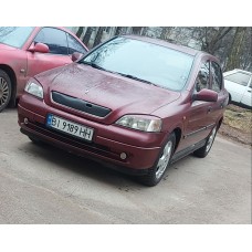 Зимова решітка Глянцева для Opel Astra G classic 1998-2012рр.