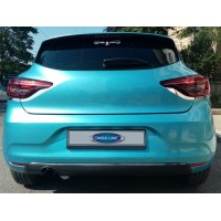 Накладки на задні ліхтарі (2 шт, нерж) для Renault Clio V 2019↗ рр.