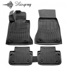 Килимки Stingray 3D (5 шт, поліуретан) Копия для BMW 5 серія G30/31 2017↗ рр.