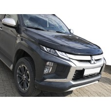 Дефлектор капота (2019-2023, EuroCap) для Mitsubishi L200 2015↗ рр.