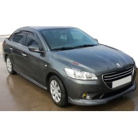 Бокові пороги 2012-2017 (під фарбування) для Peugeot 301