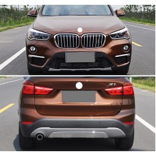 Передня і задня накладки (2 шт) для BMW X1 F-48 2015↗ рр.