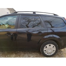 Алюмінієві рейлінги (Caravan, Чорні) для Ford Focus II 2005-2008 рр.