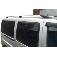Рейлінги Хром Пластикові ніжки для Fiat Doblo I 2001-2005 рр.