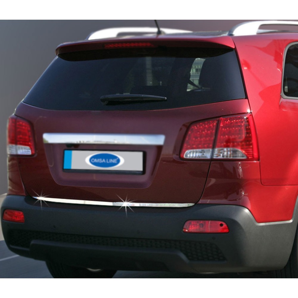 Кромка багажника (2009-2013, нерж.) OmsaLine - Італійська нержавійка для Kia Sorento XM 2009-2014рр.