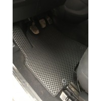 Килимки EVA (чорні) Передні -2023 задні (3 шт) для Citroen Berlingo 2008-2018 рр.