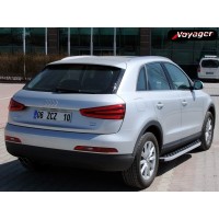 Бокові пороги BlackLine (2 шт, алюміній) для Audi Q3 2011-2019 рр.