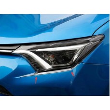 Нижня окантовка фар Libao 2016-2018 (2 шт, пласт) для Toyota Rav 4 2013-2018 рр.