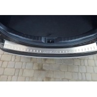Накладка на задній бампер Libao (2013-2016, нерж) для Toyota Rav 4 2013-2018 рр.