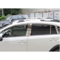 Молдинги дверних стояків Libao (4 шт, пласт) для Subaru XV 2011-2017 рр.
