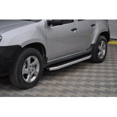 Бокові пороги Fullmond (2 шт., алюміній) для Renault Duster 2008-2017 рр.