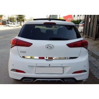 Кромка багажника 2014-2018 (нерж.) для Hyundai I-20 2014-2020 рр.