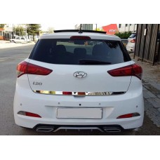 Кромка багажника 2014-2018 (нерж.) для Hyundai I-20 2014-2020 рр.