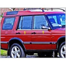 Окантовка вікон (4 шт., нерж.) для Land Rover Discovery II