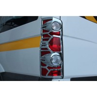Накладки на стопи (2 шт, пласт) для Volkswagen Crafter 2006-2017рр.