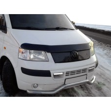 Зимова верхній накладка на решітку Глянцева для Volkswagen T5 Transporter 2003-2010 рр.