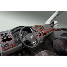 Накладки на панель Дерево для Volkswagen T5 2010-2015 років.