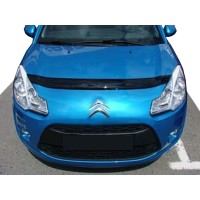 Дефлектор капота (VIP) для Citroen C-3 2010-2017рр.