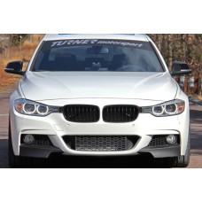 Накладка на передній бампер Flap (чорна) для BMW 3 серія F-30/31/34 2012-2019рр.