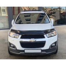 Дефлектор капота 2012-2023 (EuroCap) для Chevrolet Captiva 2006-2019рр.