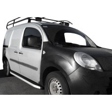 Бокові пороги Fullmond (2 шт., алюм.) для Renault Kangoo 1998-2008 рр.