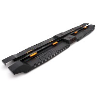 Бокові пороги Dakar V2 з LED (2 шт, метал) для Volkswagen Amarok 2010-2021 рр.