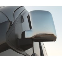 Накладки на дзеркала варіант №1 (2 шт, пласт) для Ford Connect 2010-2013 рр.