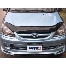 Дефлектор капота 2006-2023 (EuroCap) для Hyundai Getz