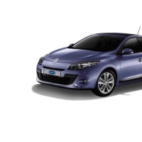 Накладка на передній бампер (нерж) для Renault Megane III 2009-2016 рр.