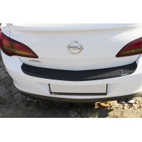 Накладка на задній бампер EuroCap (Sedan, ABS) для Opel Astra J 2010↗ рр.