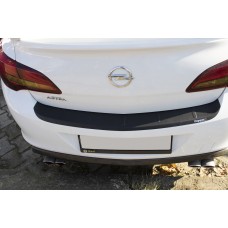 Накладка на задній бампер EuroCap (Sedan, ABS) для Opel Astra J 2010↗ рр.