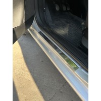 Накладки на пороги Carmos V1 (4 шт, нерж.) для Fiat Linea 2006-2018 рр.