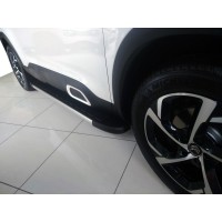 Бокові пороги Duru (2 шт., алюміній) для Peugeot 3008 2016↗ рр.