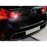Накладка на задній бампер Натаніко (HB, нерж) для Toyota Auris 2012-2018 рр.