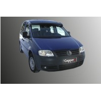 Козирьок на лобове скло (чорний глянець, 5мм) для Volkswagen Caddy 2004-2010 рр.