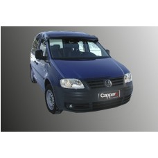 Козирьок на лобове скло (чорний глянець, 5мм) для Volkswagen Caddy 2004-2010 рр.