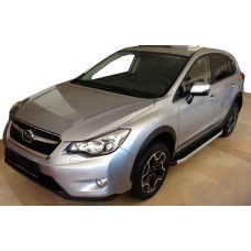 Бокові пороги Fullmond (2 шт, алюм) для Subaru Outback 2009-2014 рр.