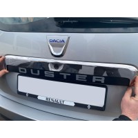 Планка над номером верхня (нерж.) для Renault Duster 2008-2017 рр.