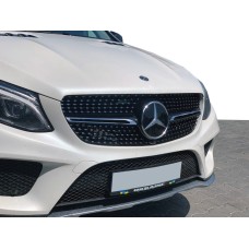 Тюнінг решітка радіатора (Diamond Black) З місцем під камеру для Mercedes GLE coupe C292 2015-2019рр.