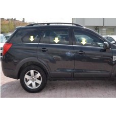 Нижня окантовка вікон (6 шт, нерж) для Chevrolet Captiva 2006-2019рр.