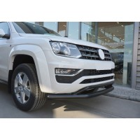 Передній вус подвійний Vegas 2016-2021 (чорний) для Volkswagen Amarok 2010-2021 рр.